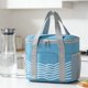 thumbnail image 5 of Bolsa isotérmica con forma de H, bolsa de almuerzo de papel de aluminio grueso, bolsa de almuerzo para trabajadores de oficina, estudiantes, bolsa Bento para preparación de comidas, porta almuerzo, 5 of 7