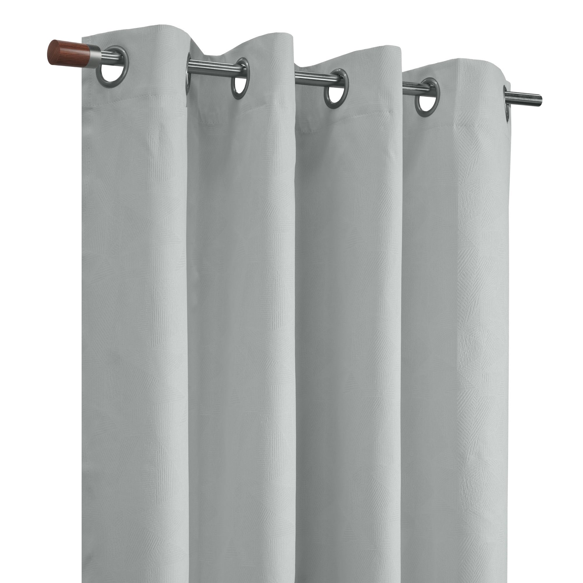 Loft Living Mila Blackout Grommet Indoor Curtain 52 x 63 in White