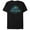Black, variant on Men's Jurassic World: Fallen Kingdom Water Ripple Logo Graphic Tee Black Medium