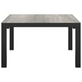 thumbnail image 3 of vidaXL Patio Coffee Table Gray 21.7"x21.7"x12.2" DPC and Steel, 3 of 5
