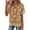 Yellow, variant on JULMCOMO Blouses for Women Boho Floral Print V Neck Half Button Short Sleeve Casual Summer Blouses Loose Fit Comfy Tunic Tops Black XL