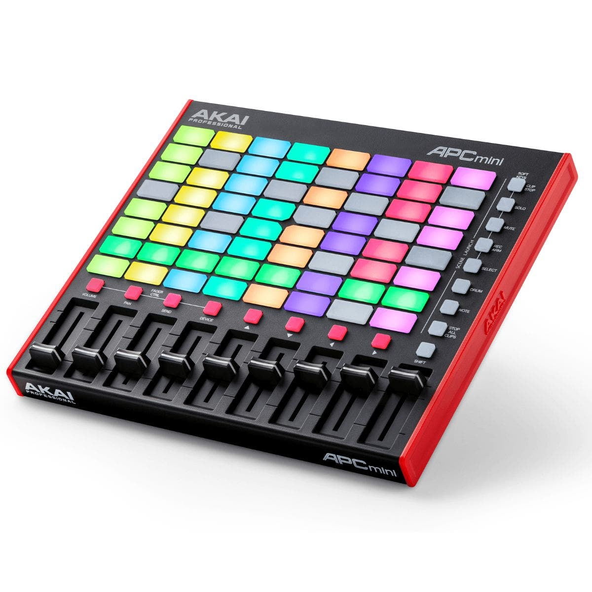 Akai Professional APC Mini MK2 USB MIDI Controller, 64 RGB Pads, 9 Faders, DJ Mixer