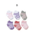 thumbnail image 2 of Ludlz 6 Pairs Baby Boy Girl Non Slip Socks Child Toddler Winter Thick Soft Wool Kids Warm Socks with Grips Solid Color/Stripes Soft Non Slip Breathable Ankle Socks, 2 of 7