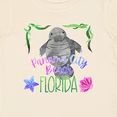 thumbnail image 4 of Inktastic Panama City Beach Florida Cute Swimming Manatee Boys or Girls Baby T-Shirt, 4 of 5