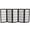 Black, variant on 2 ft. Tall Desktop Window Pane Shoji Screen - Black - 6 Panels