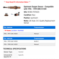 thumbnail image 2 of Upstream Oxygen Sensor - Compatible with 1996 - 1999 GMC K1500 1997 1998, 2 of 2