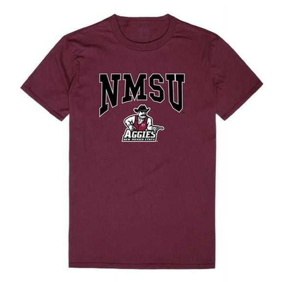 W Republic 527-225-327-03 New Mexico State University Athletic T-Shirt, Maroon - Large