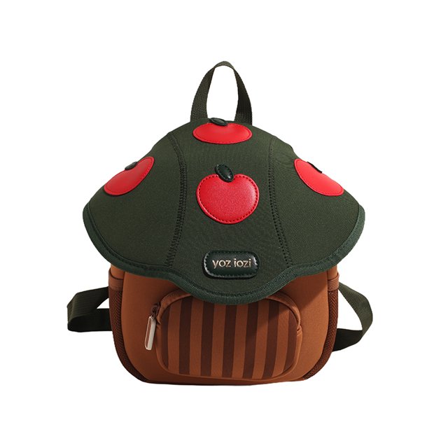 Mini mochila pequeña con forma seta mochila pequeña para la serie bebés lindos populares alta gama 7705-PZ20240722015392 Marrón