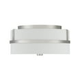thumbnail image 3 of Trade Winds Lighting 2-Light Ceiling Light In Brushed Nickel, 3 of 7