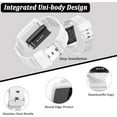 thumbnail image 4 of HSHDLDF Green Sport Band Compatible Silicone Fitbit Charge 5/4/3 SE Band with Case All In One Case with Band for Fitbit Charge 5 Bands for Men Fitbit Charge 4 Band Waterproof Charg, 4 of 7