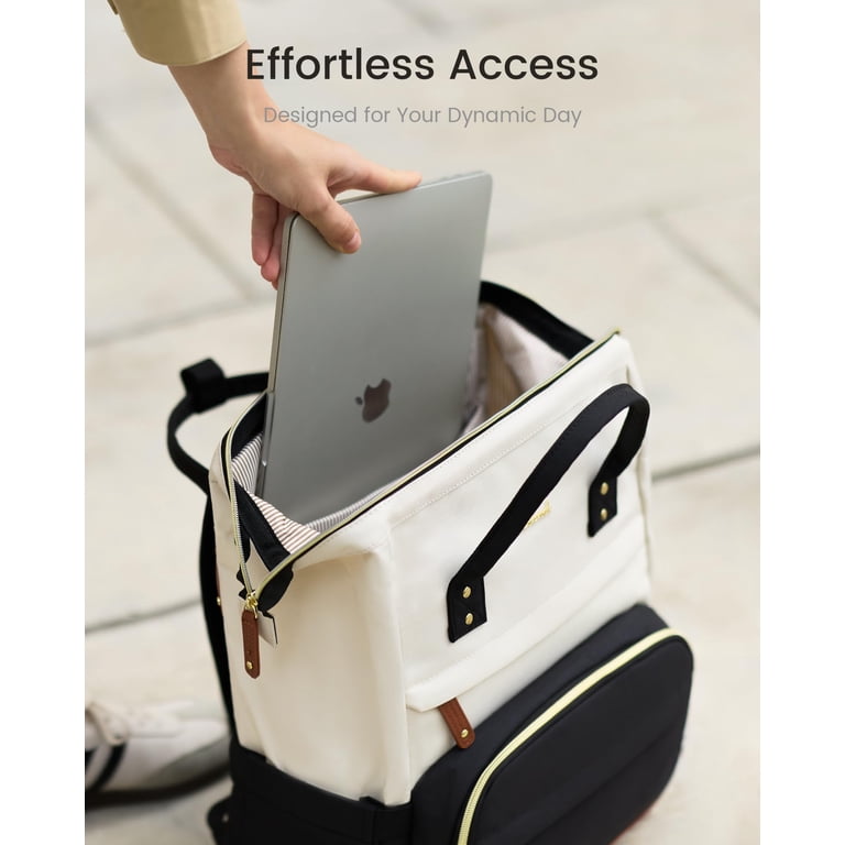 Waterproof Polyester Laptop Backpack for College Women, 15.6 Inch School Amazon.com: Lohol Water Resistant Backpack with Mulitiple  main image 2