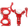 thumbnail image 2 of Greeniant 360 Rotación Ciclismo Bicicleta Luz Linterna Abrazadera Bicicleta Antorcha Clip Montaje Soporte de luz Soporte Ciclismo rojo blanco Greeniant HW4561-04B, 2 of 5