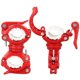 thumbnail image 3 of Naiovety 360 Rotación Ciclismo Bicicleta Luz Linterna Abrazadera Bicicleta Antorcha Clip Montaje Soporte de luz Soporte Ciclismo rojo blanco Naiovety HW4561-04B, 3 of 5