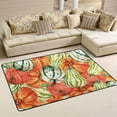 thumbnail image 2 of Dreamtimes Pumpkins Colorful Autumn Area Rug, 36"x24" Fall Harvest Non-Slip Washable Indoor Door Mat, Absorbent Floor Mat for Bedroom Kitchen Entryway Bathroom, 2 of 5