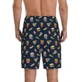 thumbnail image 3 of Kdxio Fast Food Print Mens Sleep Shorts Bottoms Soft Comfy Pajama Wear Pants with Drawstring Pockets, 3 of 7