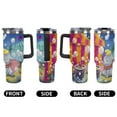 thumbnail image 6 of Dumbo 40 Oz Tumbler with Handle And Straw, Stainless Steel Double Wall Vacuum Insulated Coffee Cup Travel Mug Gifts for Women & Men, 6 of 8