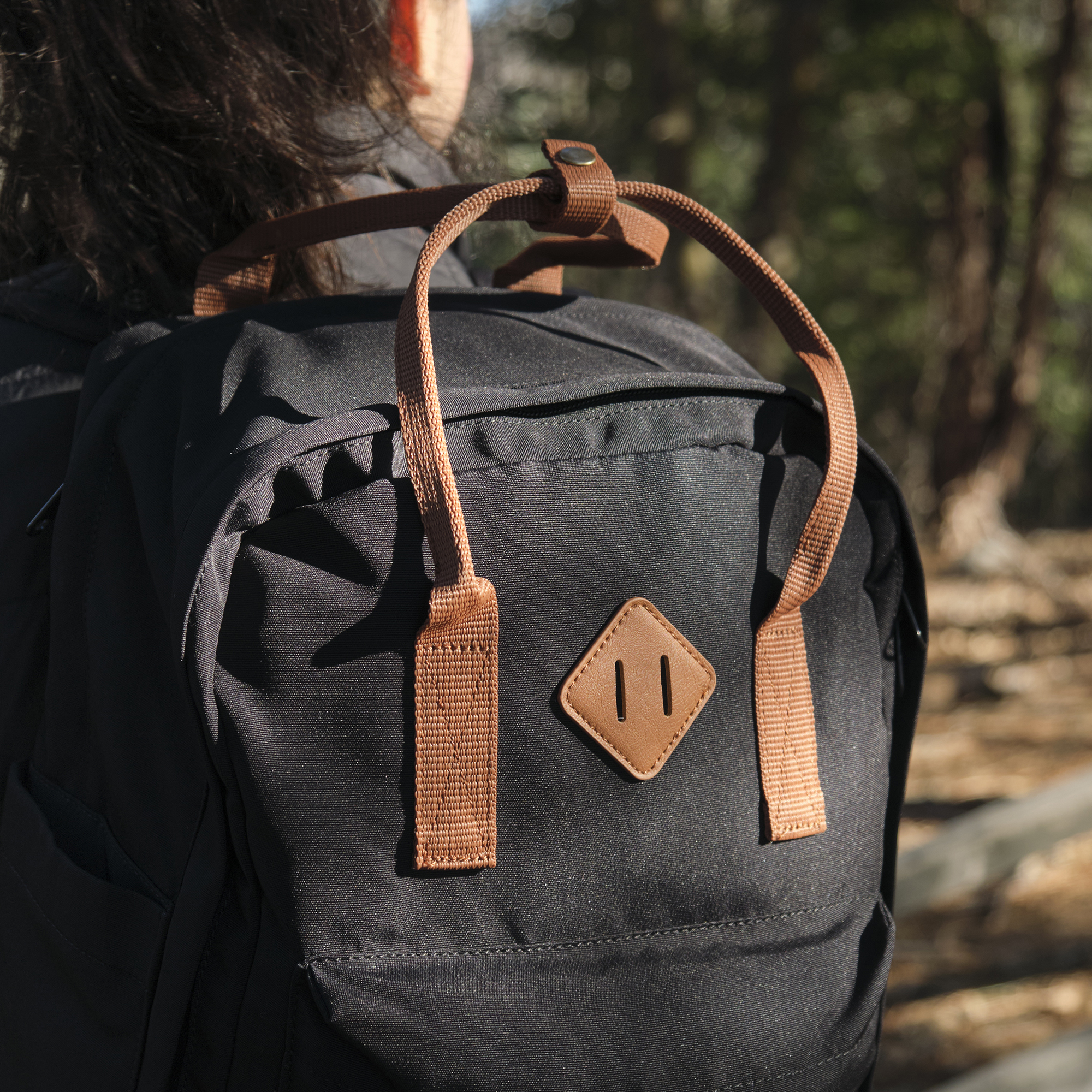 Mochila Ozark Trail Asheville de doble carga de 22L para adultos y adolescentes, poliéster, negro 8