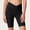 Black, variant on Girls' Crossover V-Waist Biker Shorts with Slim Fit and Stretch Fabric, Solid Color Athletic Workout Bottoms for Summer Sports and Everyday Wear