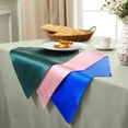 thumbnail image 4 of Paquete de 12 Servilletas de Satén Rosa Rubor de 12 x 12 Pulgadas para Boda, Decoración de Mesa Cuadrada Elegante Festoneada, Paño Sedoso para Restaurante Banquete Fiesta de Graduación, 4 of 4