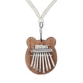 thumbnail image 1 of Miangastore 1 Set Thumb Piano Eight Keys Kalimba Portable Musical Instrument (Brown), 1 of 8