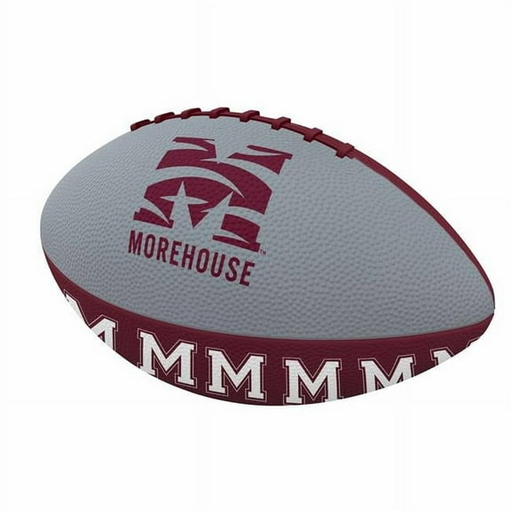 Logo Brands 363-93MR-3 Morehouse Mini Size Rubber Footballl