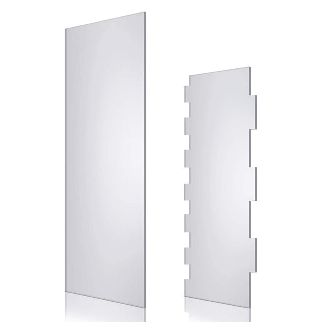 Inteprter 2 piezas raspador de torta transparente mantequilla glaseado tortas más suaves hacer raspadores de decoración hornear utensilios de cocina para Herramientas y accesorios para hornear Inteprter HA070919-01