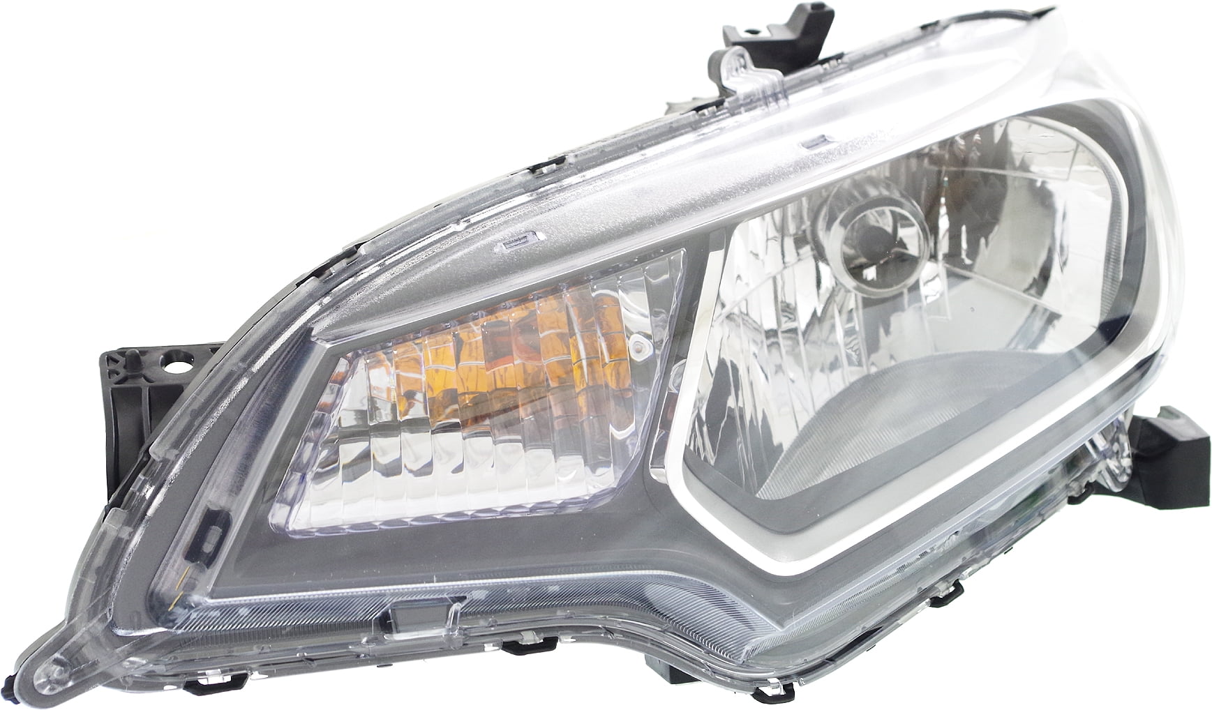 Headlight Compatible With 2015-2017 Honda Fit Left Driver Halogen With bulb(s)