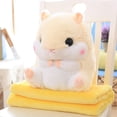thumbnail image 4 of Juego de manta y almohada de peluche, juego de manta y almohada de viaje, juego de manta y almohada de peluche de alta capacidad, 4 of 6