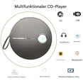 thumbnail image 4 of Altavoz Reproductor de CD Portátil con Bluetooth HiFi y Batería de 2000mAh - Gris, 4 of 6
