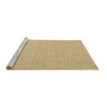thumbnail image 2 of Ahgly Company Machine Washable Indoor Square Abstract Brown Contemporary Area Rugs, 5' Square, 2 of 4
