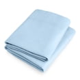 thumbnail image 5 of Bare Home Juego de Fundas de Almohada de Franela - 100 % Franela de Algodón - Doble Cepillado - Juego Estándar de 2, Azul Claro, 5 of 5