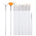 thumbnail image 2 of 15Pcs Nail Pen Exquisite Easy to Use Plastic Nail Art Drawing Liner for Salon, 2 of 8
