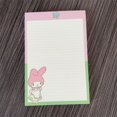 thumbnail image 3 of Cuaderno de notas adhesivas kawaii Sanrio Kuromi Cinnamoroll AnimeMelody Pochacco manual rasgable para estudiantes ﻿ papelería Regalo para niños, 3 of 4