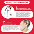thumbnail image 6 of Ever Ready First Aid Dual Head Stethoscope, Black, 6 of 8