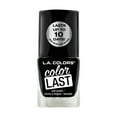 thumbnail image 2 of (2 pack) L.A. COLORS Color Last Nail Polish, Onyx, 0.5 fl oz, 2 of 8
