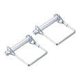thumbnail image 1 of Unique Bargains 2Pack 5/16' Dia Trailer Coupler Pin, 1-3/4' Long Coupler Pin Shaft Locking Pin, Square Pto Pin, 1 of 4