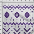 thumbnail image 3 of oneOone Silk Tabby Purple Fabric Ikat Sewing Material Print Fabric By The Yard 42 Inch Wide, 3 of 4