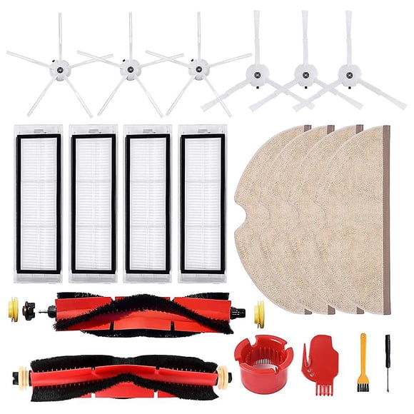 Reemplazo de piezas para robots de barrido Allinless para Xiaomi Roborock E20 cepillo principal cepillo lateral filtros paño de fregona