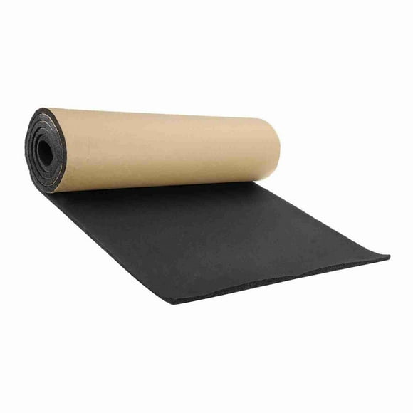 Deadner Voiture Insonorisant Isolation Phonique Mousse Acoustique Anti-Bruit Coton Auto Adhésif Isolation Thermique Cellule Mousse, 1rouleau 200cmx50cm, 8mm