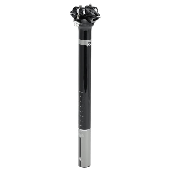 Bike Seat Posts Durable Bike Saddle Post Seat Tube Gloss Black Gray 1 Pc 27.2x300mm Carbon Fiber
