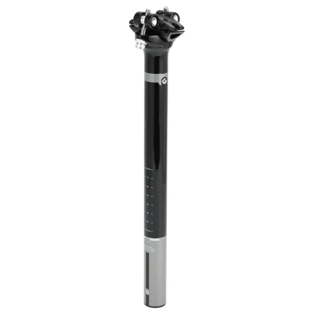 Postes de sillín de bicicleta duraderos, tubo de sillín de bicicleta negro brillante gris 1 Pc 27.2x300mm fibra de carbono