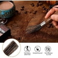 thumbnail image 4 of Cepillo de limpieza para portafiltros de molinillo de café y máquina de espresso Diseño elegante con mango de madera, 4 of 5