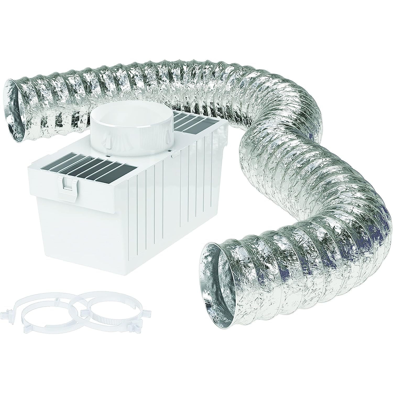 Bilot Dryer Lint Trap Kit, Indoor Venting with Supurr ible Metallic
