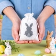 thumbnail image 5 of TechToyHub Easter Bunny Candy Bags 5.9x3.9in Polyester Favor Bags for Parties & Events,Small Treat Bags for Chocolates Snacks,Goodie Bags for Activities Promotional Distributions, 5 of 5