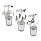 thumbnail image 1 of 3x Candelabro giratorio Candelabro copo de nieve y luna y hojas, 1 of 9