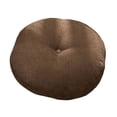 thumbnail image 5 of Baoblaze Round Floor Pillow Floor Cushion Pad for Yoga Sofa Bed Floor Seating Bedroom Brown, 5 of 8