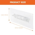 thumbnail image 3 of IFANLANDOR 8 Pcs Chevilles de Rangement Transparentes PVC Bonne Capacité de Charge, 3 of 6