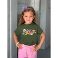 thumbnail image 4 of Pre-K Groovy Daisy First Day of School T-Shirt Back to School 1st Day of School Outfit Natural Shirt 5-6, 4 of 5