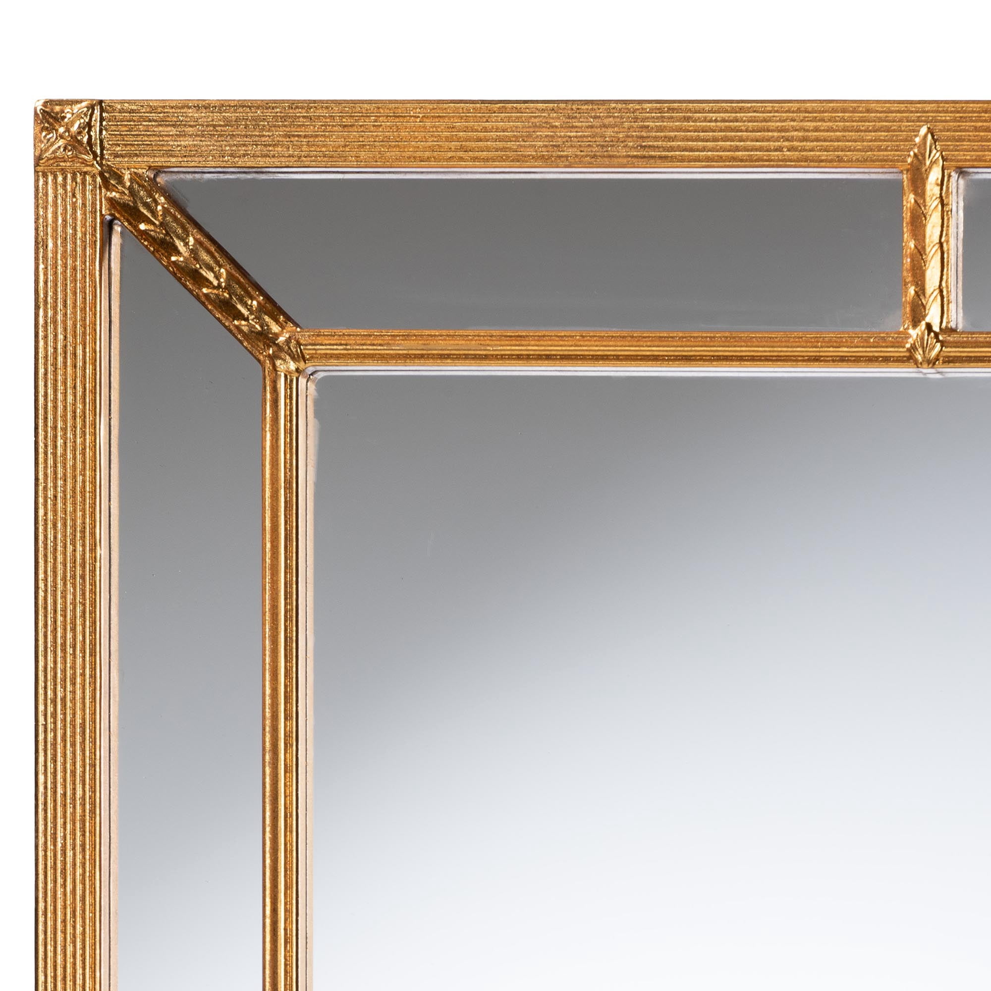 Baxton Studio Iskra Vintage Mirror, Antique Goldleaf
