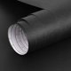thumbnail image 1 of Mecpar Papel pintado negro sólido para despegar y pegar – 15.7 pulgadas x 32.8 pies de vinilo negro texturizado mate autoadhesivo extraíble grueso papel pintado para habitaciones, paredes, cocina, enc, 1 of 1